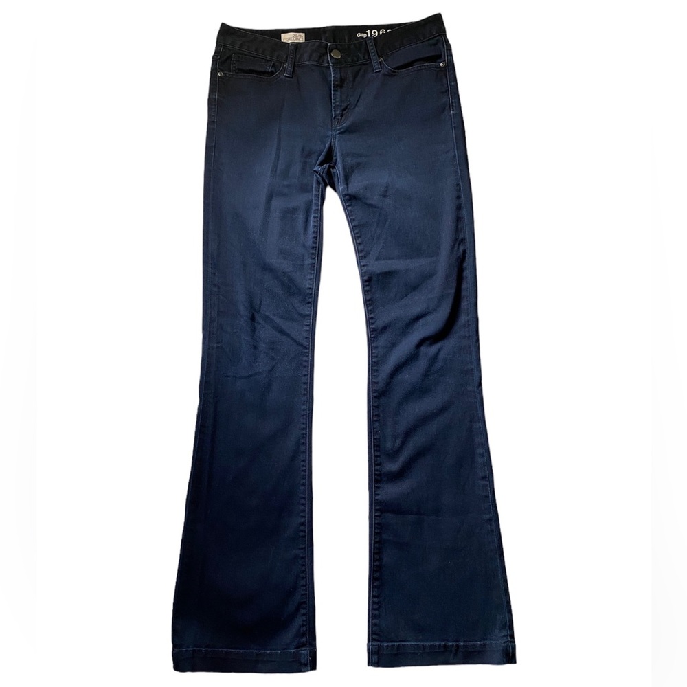 GAP 1969 Long & Lean Wide Leg Dark Wash Denim Jeans 29x34